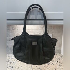 Isaac Mizrahi EUC Dark Green Shoulder Bag
